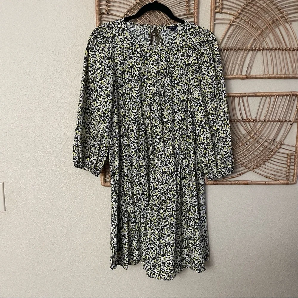 Rails Mini Dress in Olive Green Floral Print